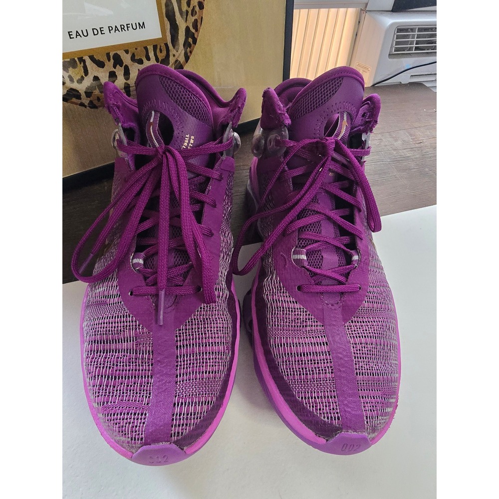 Nike Air Zoom GT Jump 2 Basketball Shoes Viotech Purple Gold Mens 9 Women 10.5